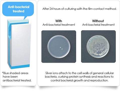 Anti bacterial and a bacterial test